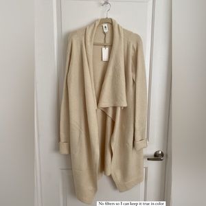 Vici duster length oversized sweater cardigan